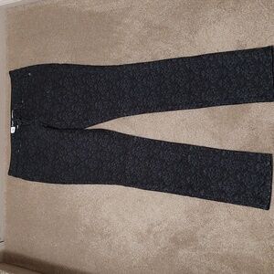 Mossimo premium denim black patterned skinny